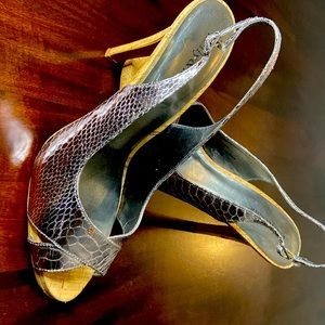 🩶Kelly & Katie Metallic Heels🩶